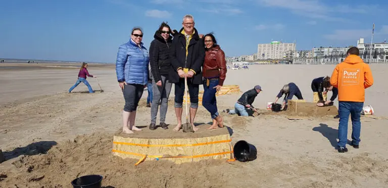 Zandsculpturen Bouwen