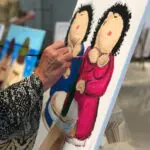 Thumbnail of http://Online%20workshop%20dikke%20dames%20schilderen,%20online%20bedrijfsuitje,%20coronaproof%20uitje,%20online%20workshop%20den%20haag